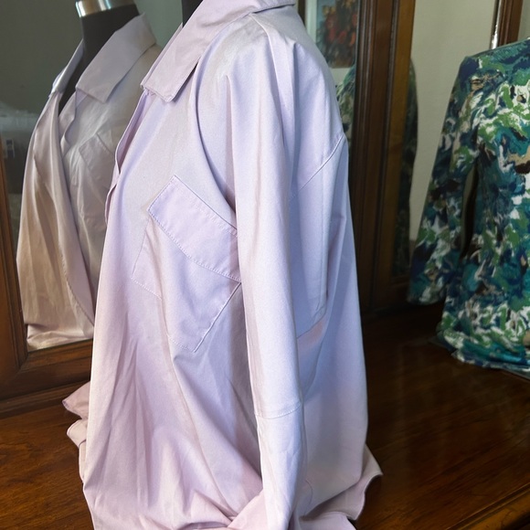 Tobi light lavender blouse. Size L. - Picture 4 of 4